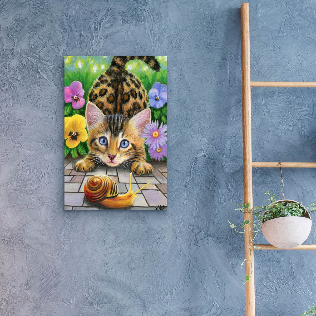 Did It Move by Bridget Voth - 16x24 acrylic wall art in a room