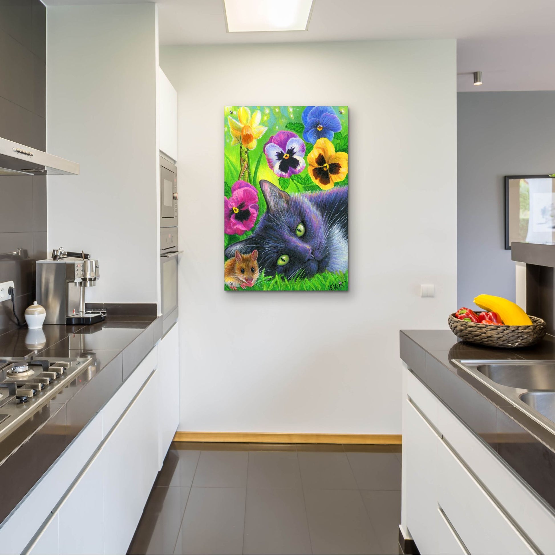 Epic Art 'Dreams Of Spring5' by Bridget Voth, Acrylic Glass Wall Art,24x36