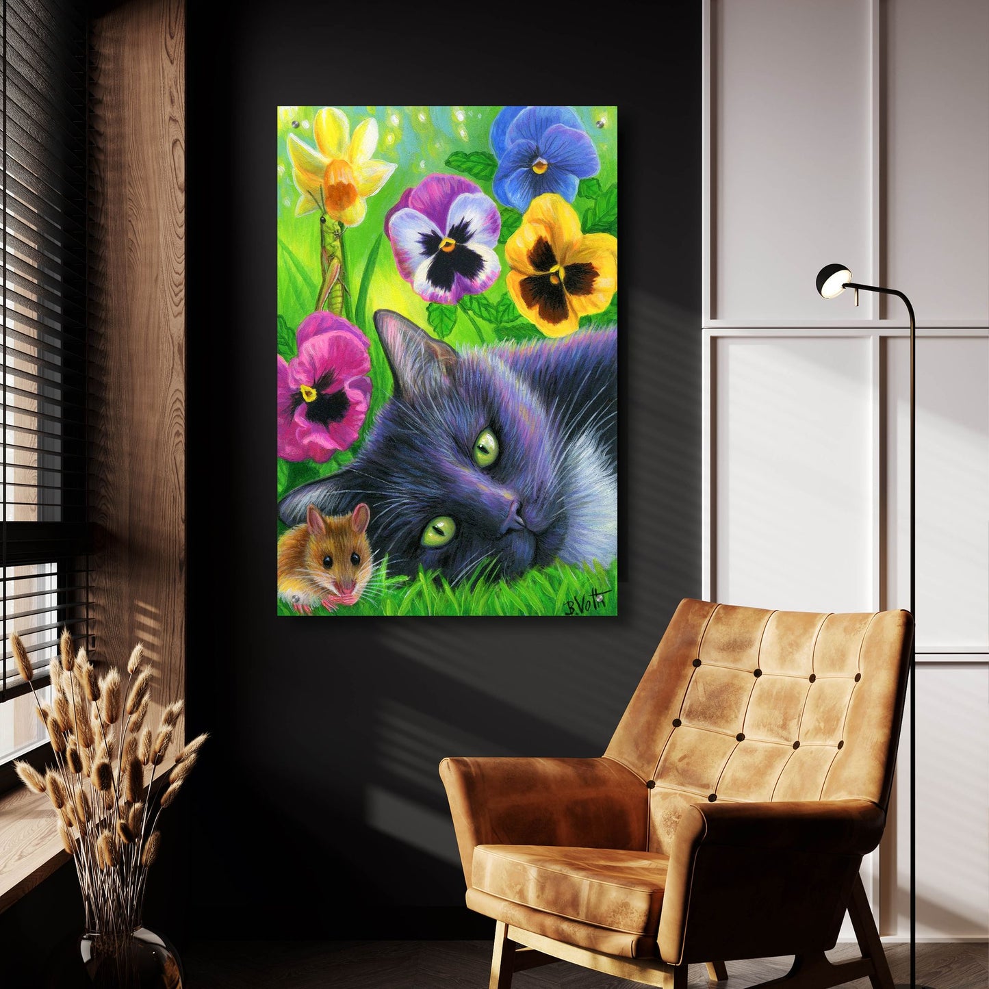 Epic Art 'Dreams Of Spring5' by Bridget Voth, Acrylic Glass Wall Art,24x36