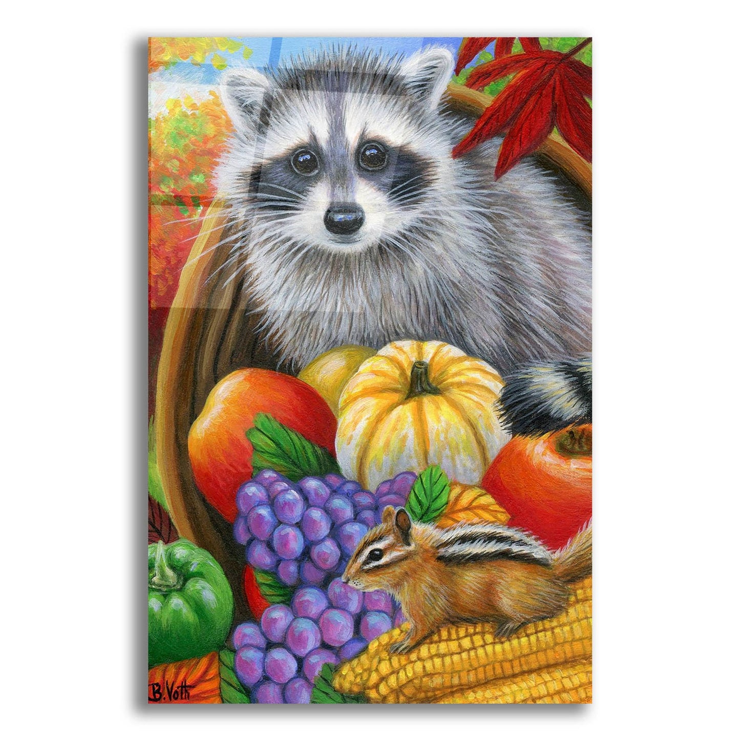 Epic Art 'Fall Bounty' by Bridget Voth, Acrylic Glass Wall Art