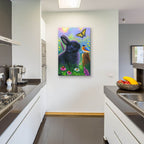 Morning In Bunny's Garden2 by Bridget Voth - 24x36 acrylic wall art in a room