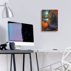 October Moon 2 by Bridget Voth - 12x16 acrylic wall art in a room