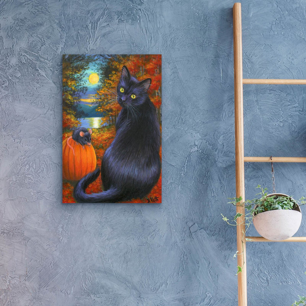 October Moon 2 by Bridget Voth - 16x24 acrylic wall art in a room