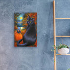 October Moon 2 by Bridget Voth - 16x24 acrylic wall art in a room
