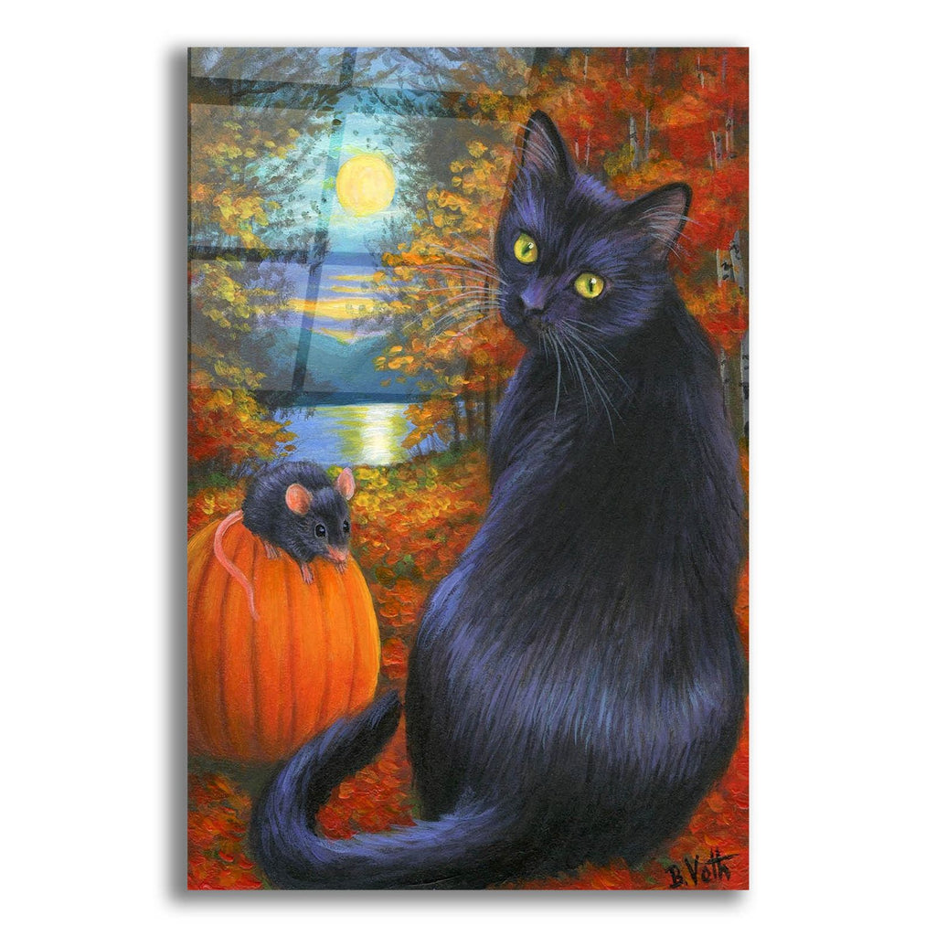 October Moon 2 by Bridget Voth acrylic glass wall art