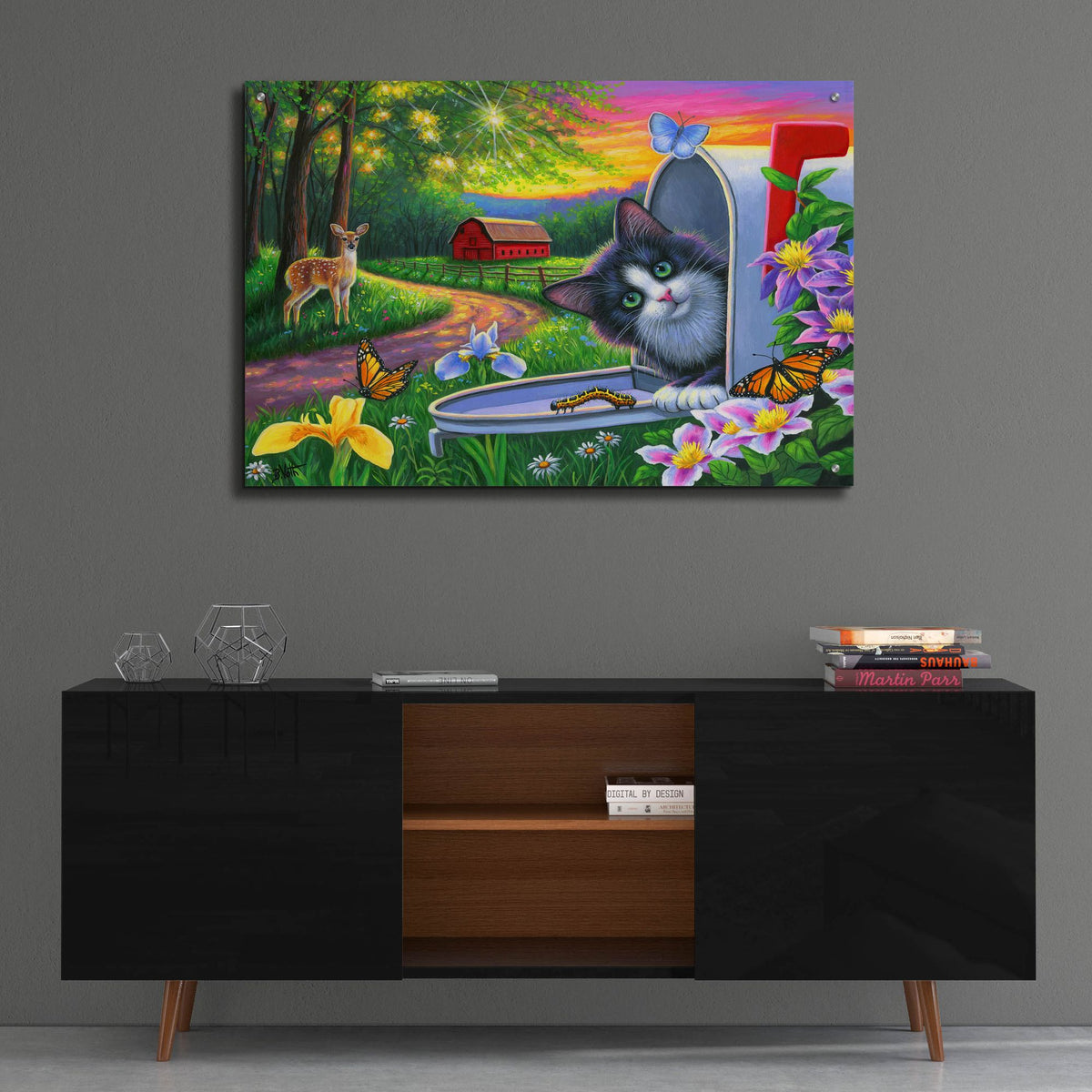 Epic Art 'Is There A Letter For Me' by Bridget Voth, Acrylic Glass Wall Art,36x24