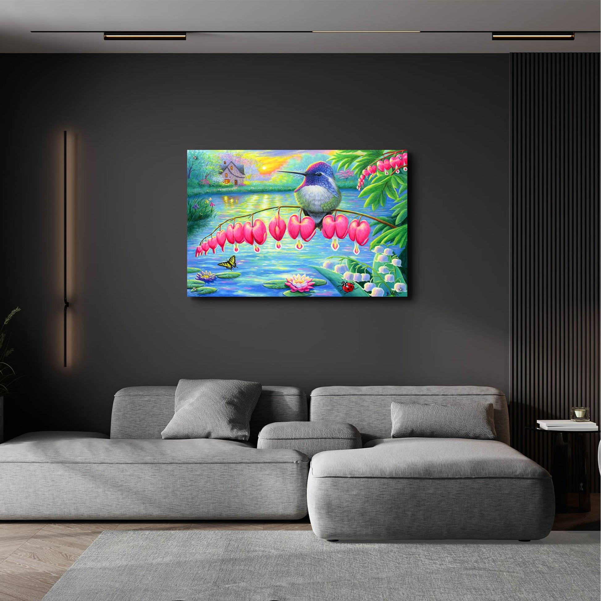 Epic Art 'Morning Glory' by Bridget Voth, Acrylic Glass Wall Art,36x24