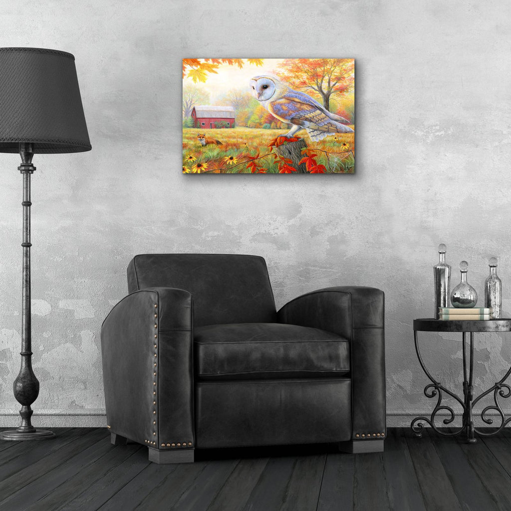Morning At The Old Farm by Bridget Voth - 24x16 acrylic wall art in a room