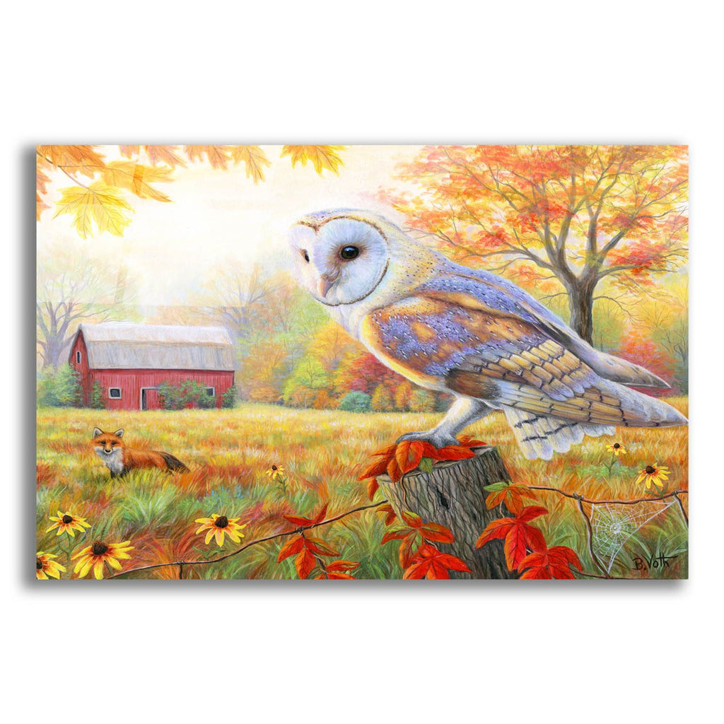 Morning At The Old Farm by Bridget Voth acrylic glass wall art