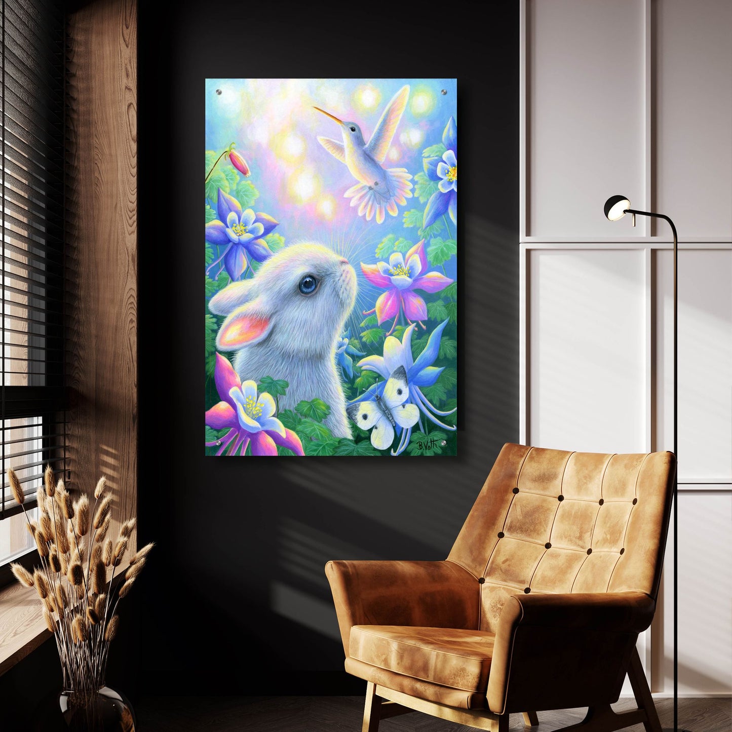 Epic Art 'Summer Splendor' by Bridget Voth, Acrylic Glass Wall Art,24x36