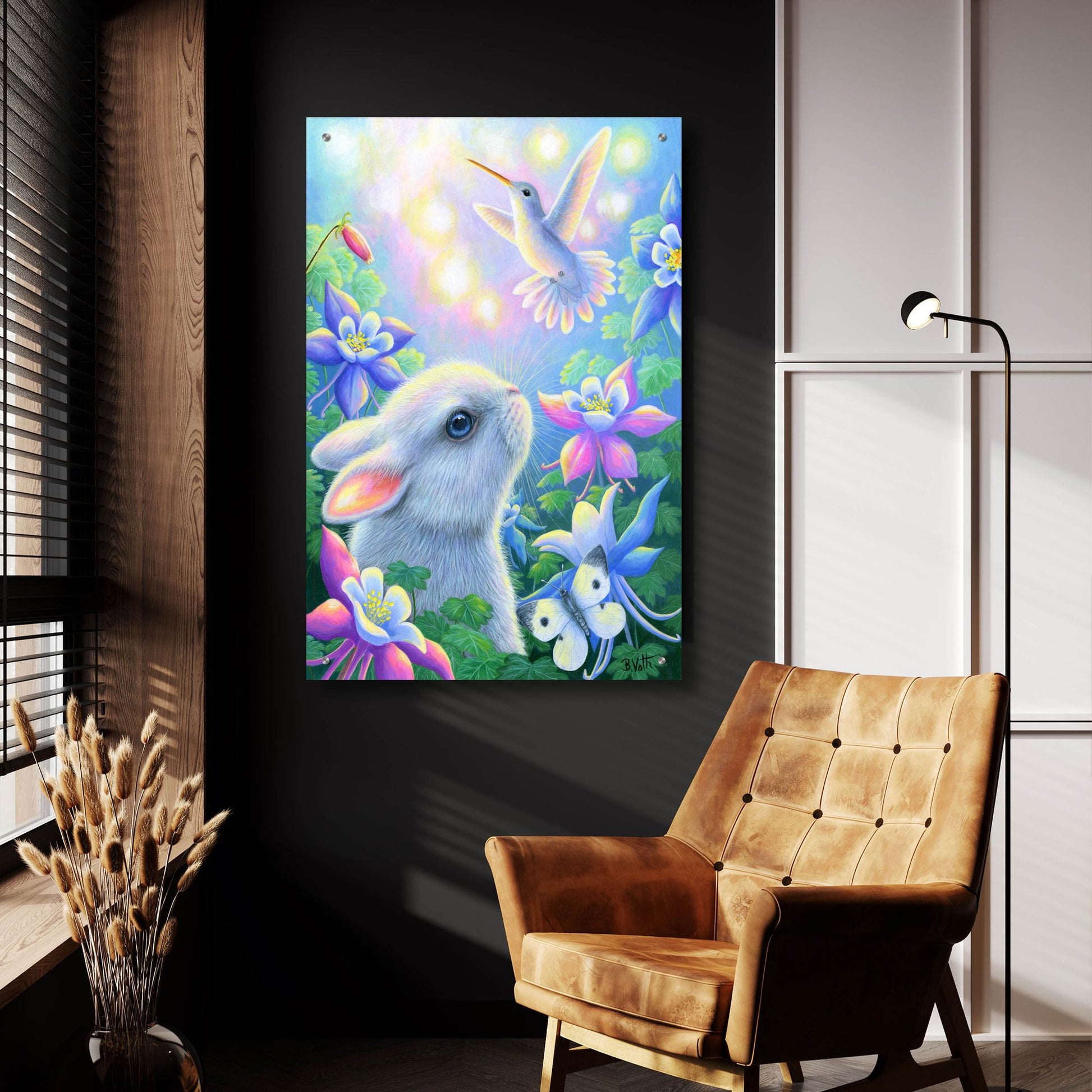 Epic Art 'Summer Splendor' by Bridget Voth, Acrylic Glass Wall Art,24x36