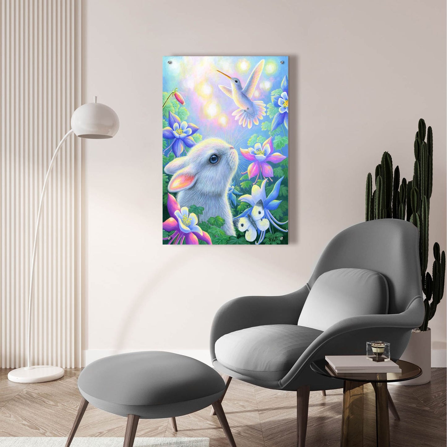 Epic Art 'Summer Splendor' by Bridget Voth, Acrylic Glass Wall Art,24x36