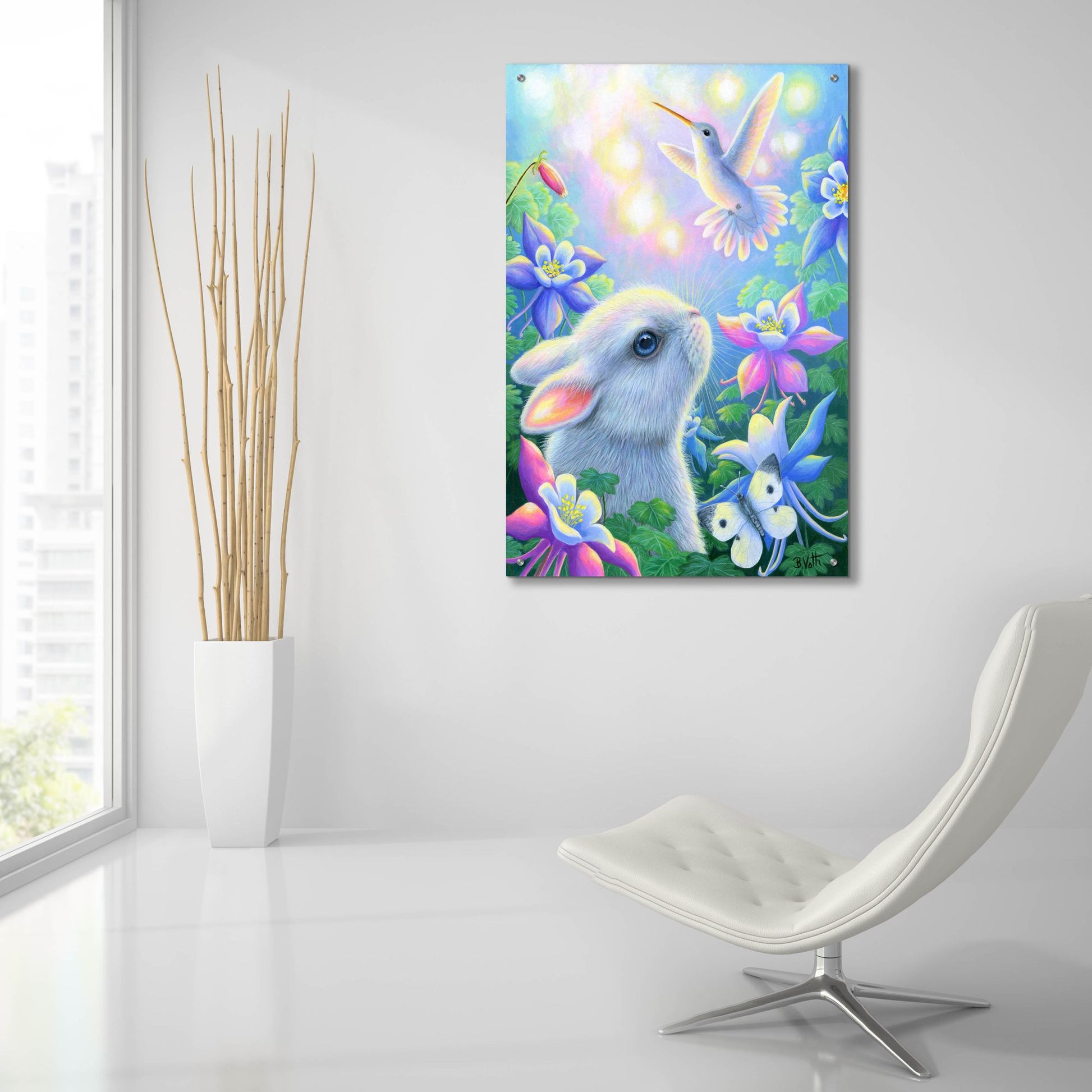 Epic Art 'Summer Splendor' by Bridget Voth, Acrylic Glass Wall Art,24x36