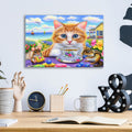 Tea by the Sea by Bridget Voth - 16x12 acrylic wall art in a room
