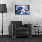 Raven Moon by Bridget Voth - 24x16 acrylic wall art in a room