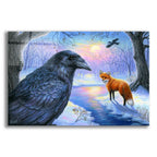 Raven Moon by Bridget Voth acrylic glass wall art