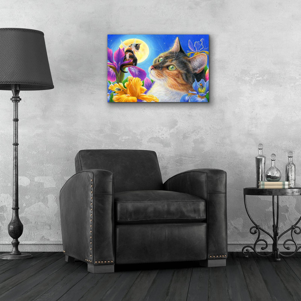 Magic in the Moonlight by Bridget Voth - 24x16 acrylic wall art in a room