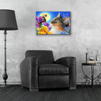 Magic in the Moonlight by Bridget Voth - 24x16 acrylic wall art in a room