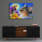 Magic in the Moonlight by Bridget Voth - 36x24 acrylic wall art in a room