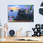 Elvira's Seaside Evening by Bridget Voth - 16x12 acrylic wall art in a room