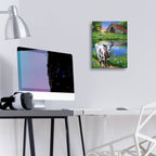 Epic Art 'Sammy's Summer Day' by Bridget Voth, Acrylic Glass Wall Art,12x16