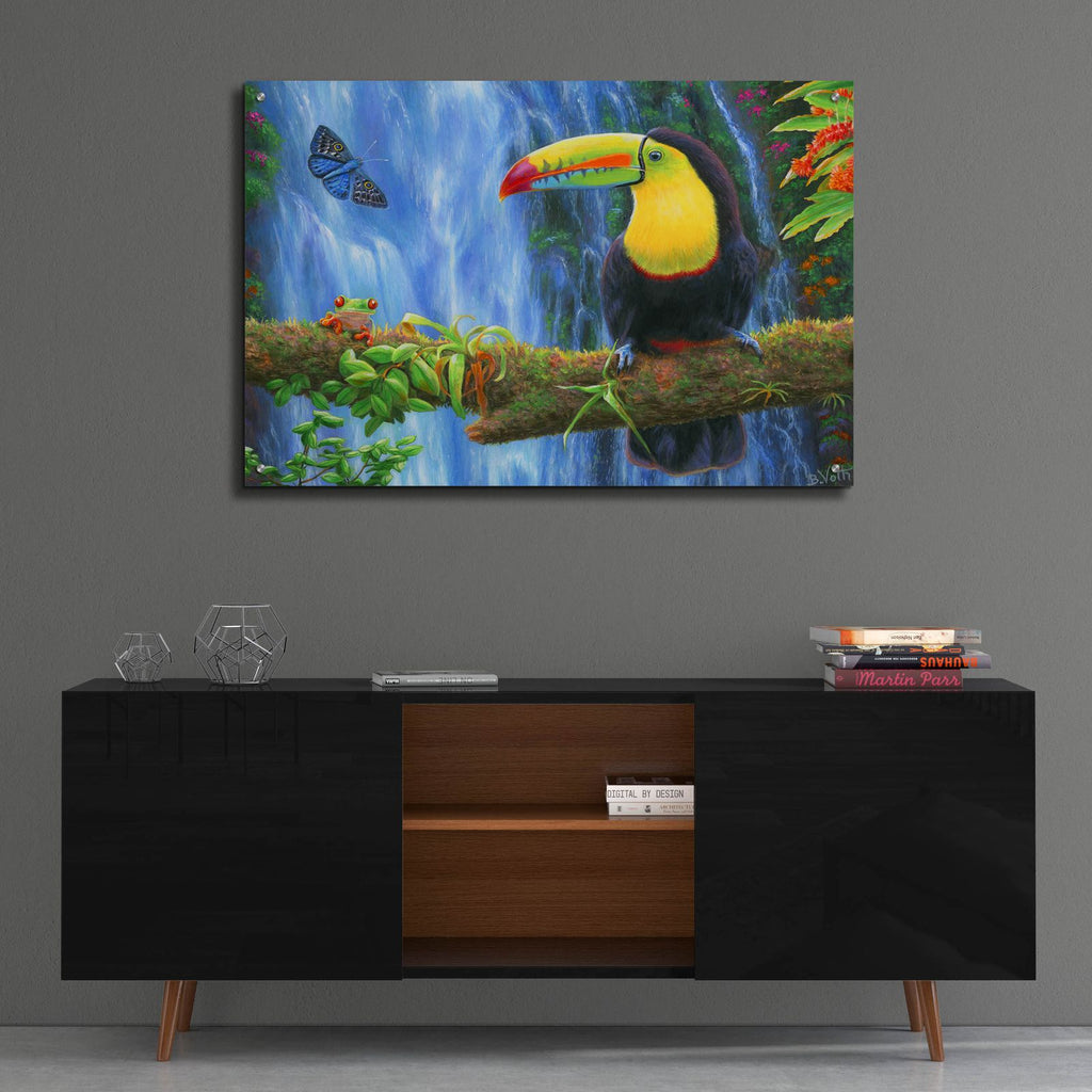 Rain Forest Summer by Bridget Voth - 36x24 acrylic wall art in a room