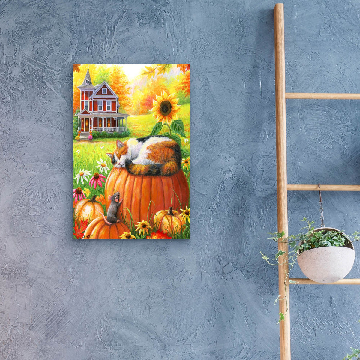 Epic Art 'Autumn Dreams' by Bridget Voth, Acrylic Glass Wall Art,16x24