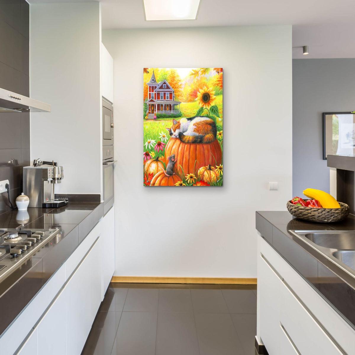 Epic Art 'Autumn Dreams' by Bridget Voth, Acrylic Glass Wall Art,24x36