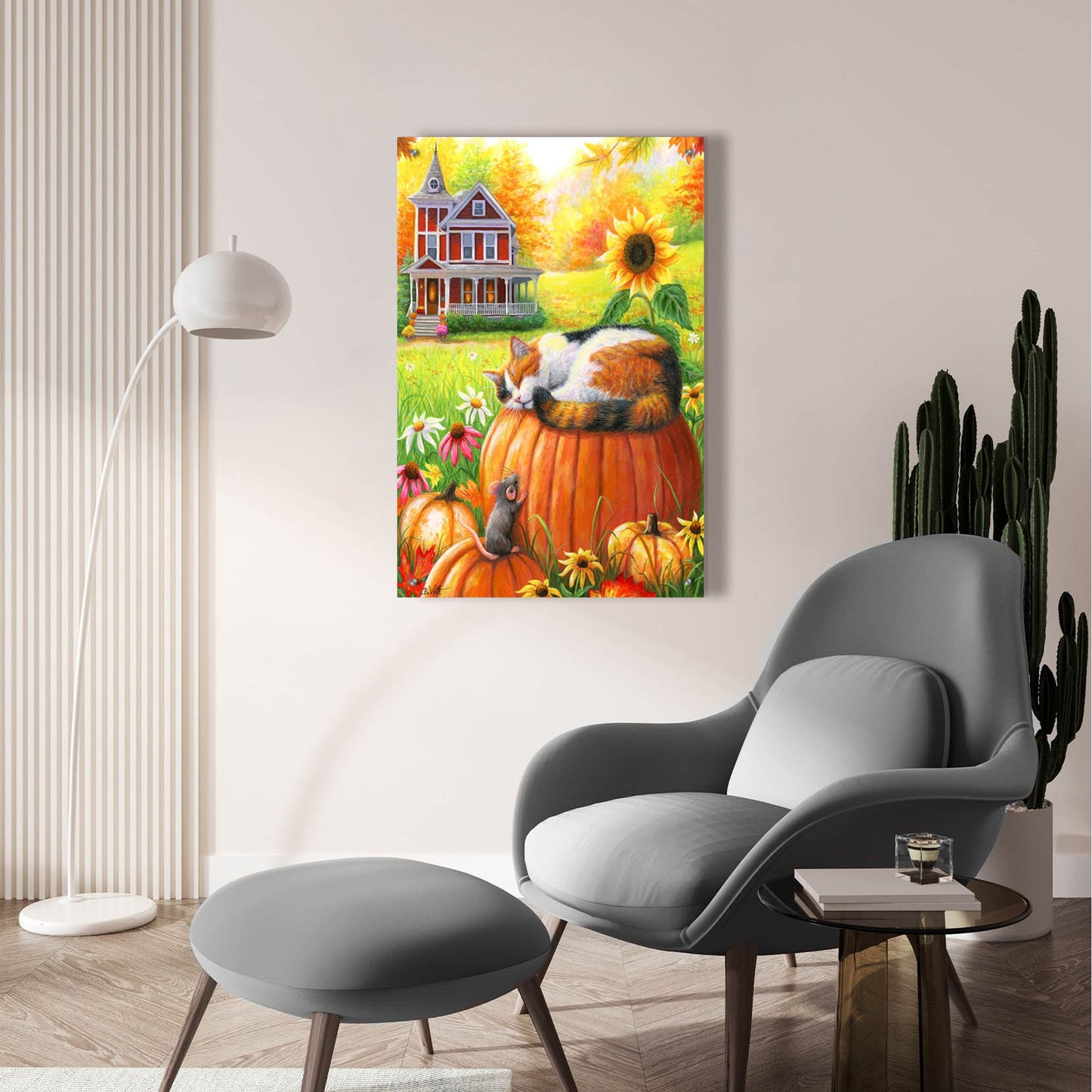 Epic Art 'Autumn Dreams' by Bridget Voth, Acrylic Glass Wall Art,24x36