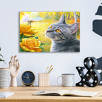 Epic Art 'Golden Glow of Autumn' by Bridget Voth, Acrylic Glass Wall Art,16x12
