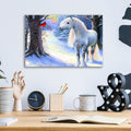 Little Red Bird by Bridget Voth - 16x12 acrylic wall art in a room