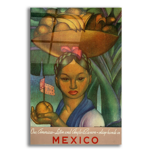 Epic Art 'Fruta de Mexico' by Vintage Posters, Acrylic Glass Wall Art