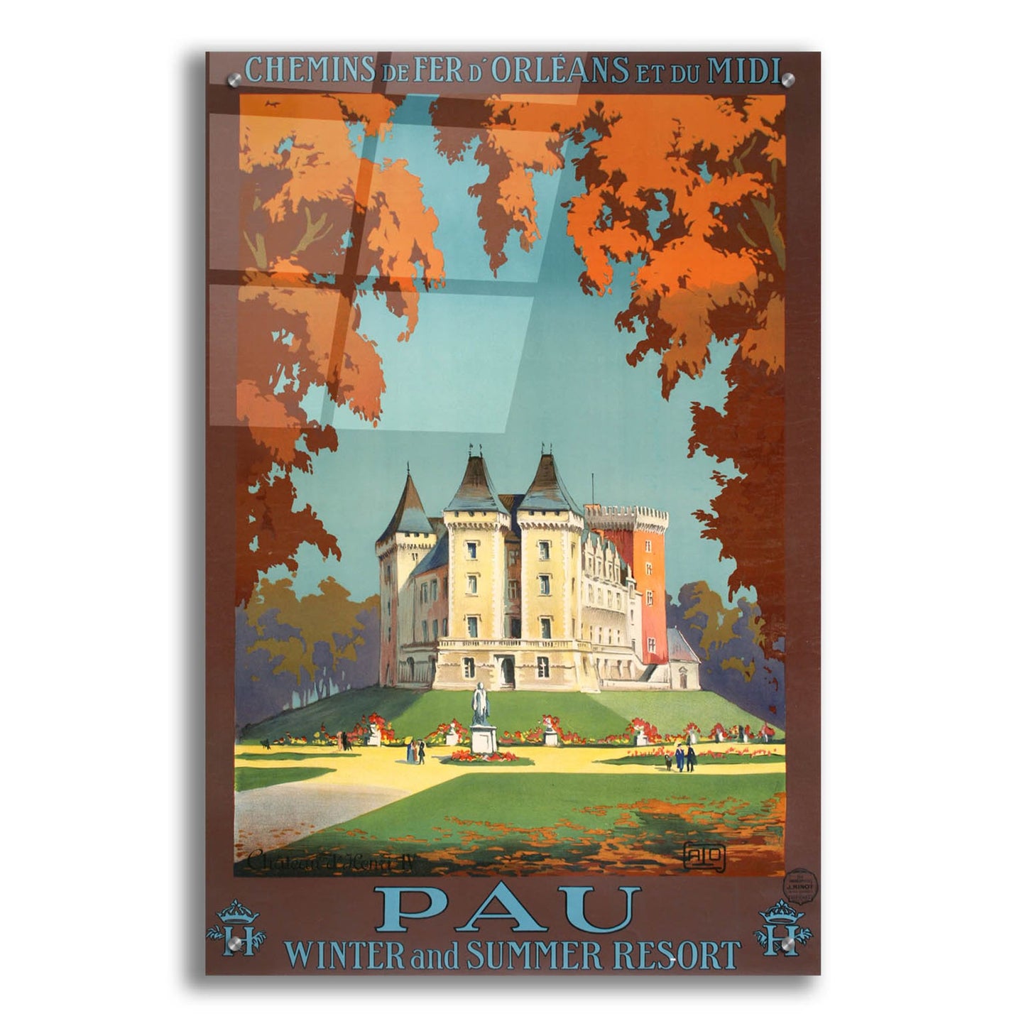 Epic Art 'Pau' by Vintage Posters, Acrylic Glass Wall Art