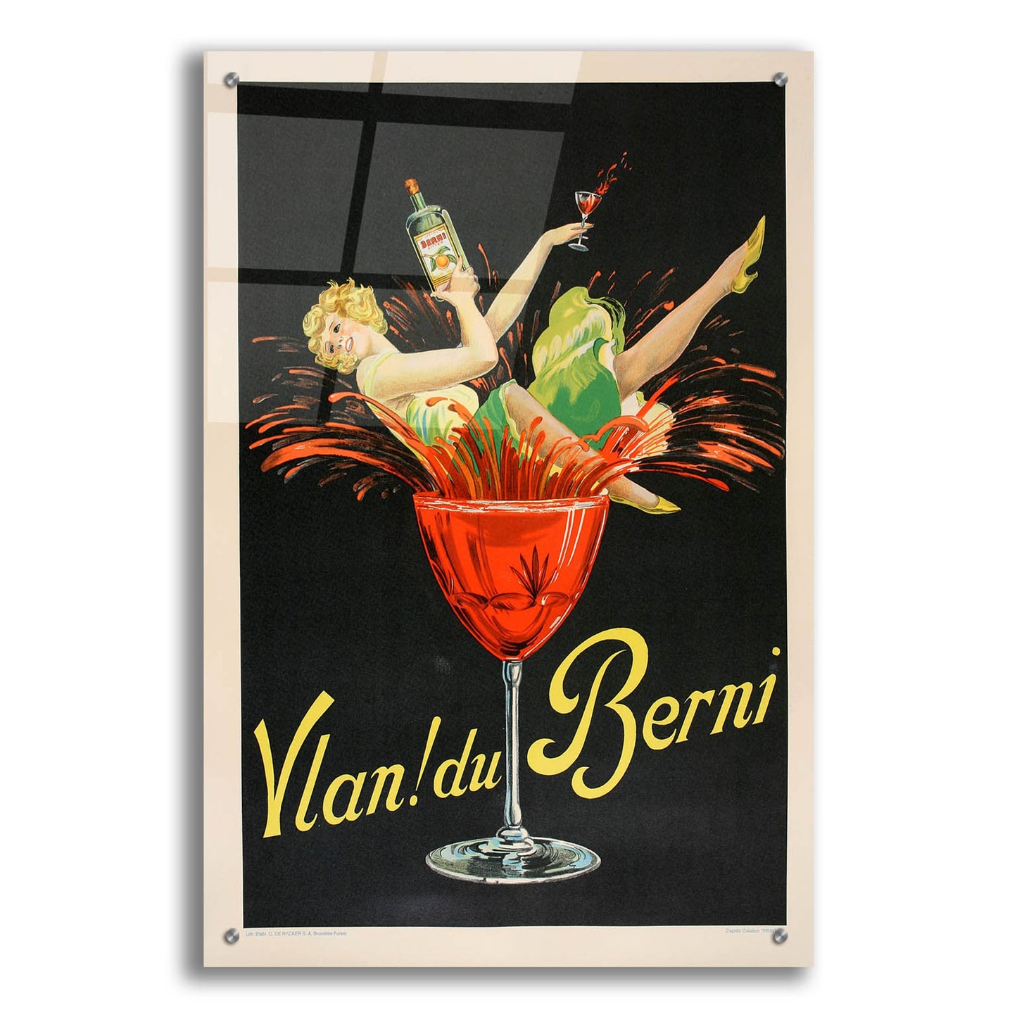 Epic Art 'Berni' by Vintage Posters, Acrylic Glass Wall Art