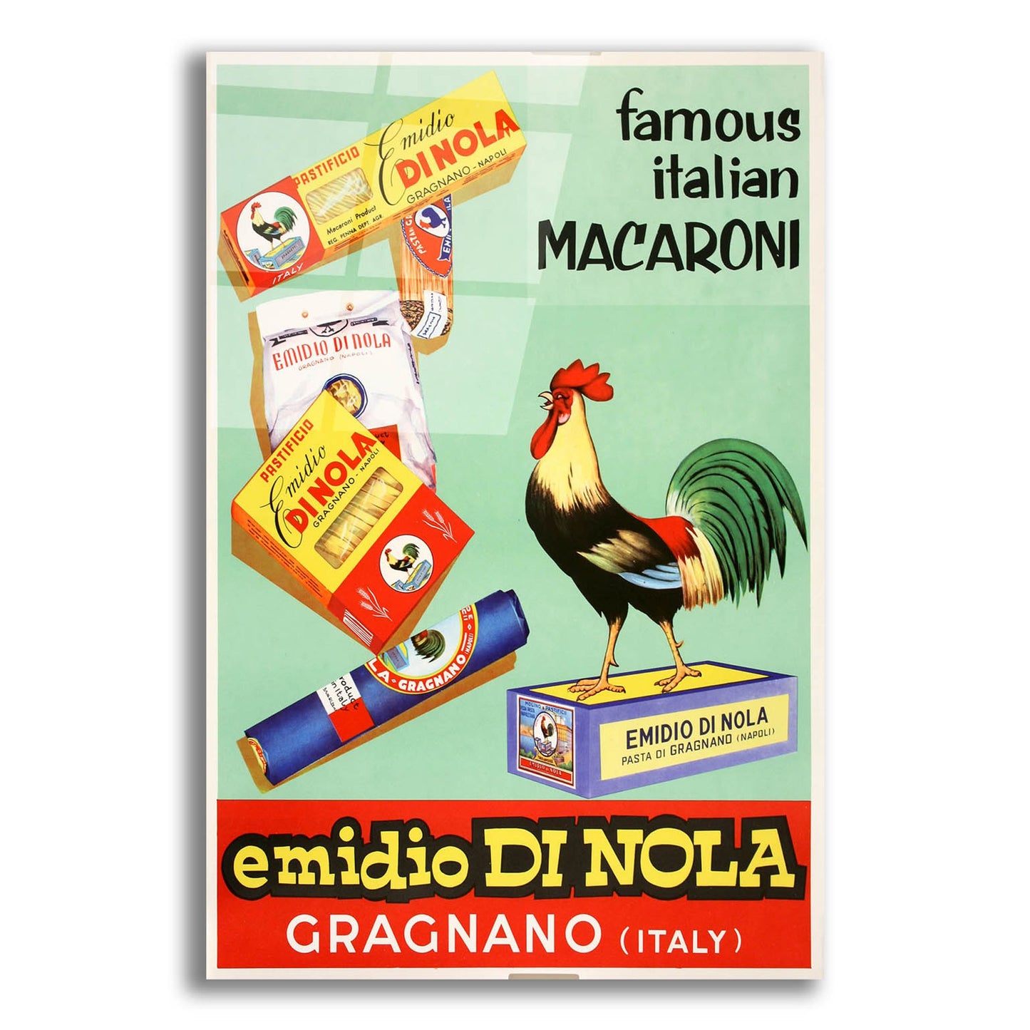 Epic Art 'Emidio di Nola' by Vintage Posters, Acrylic Glass Wall Art