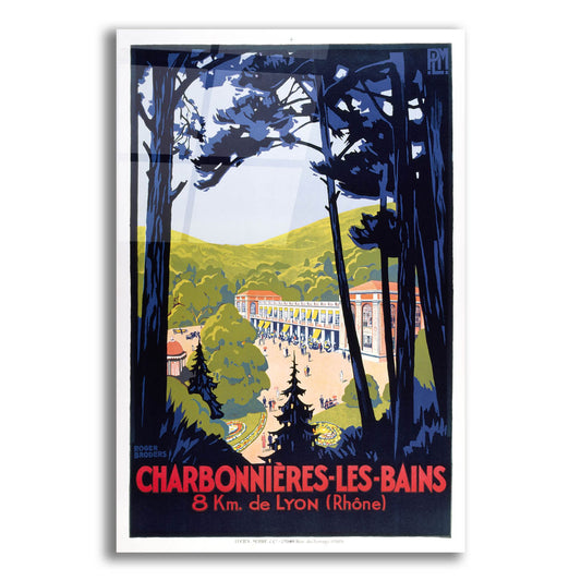 Epic Art 'Charbonnieres-Les-Bains' by Vintage Posters, Acrylic Glass Wall Art