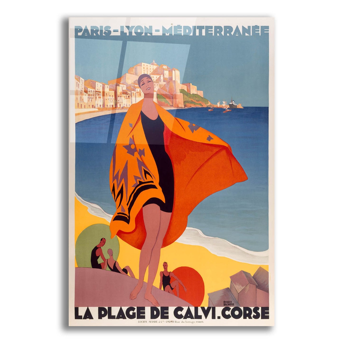 Epic Art 'Paris - Lyon Mediterranee' by Vintage Posters, Acrylic Glass Wall Art