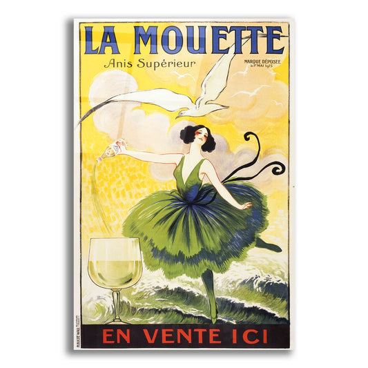 Epic Art 'La Mouette' by Vintage Posters, Acrylic Glass Wall Art