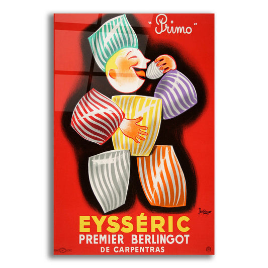 Epic Art 'Eysseric Berlingot - Red' by Vintage Posters, Acrylic Glass Wall Art