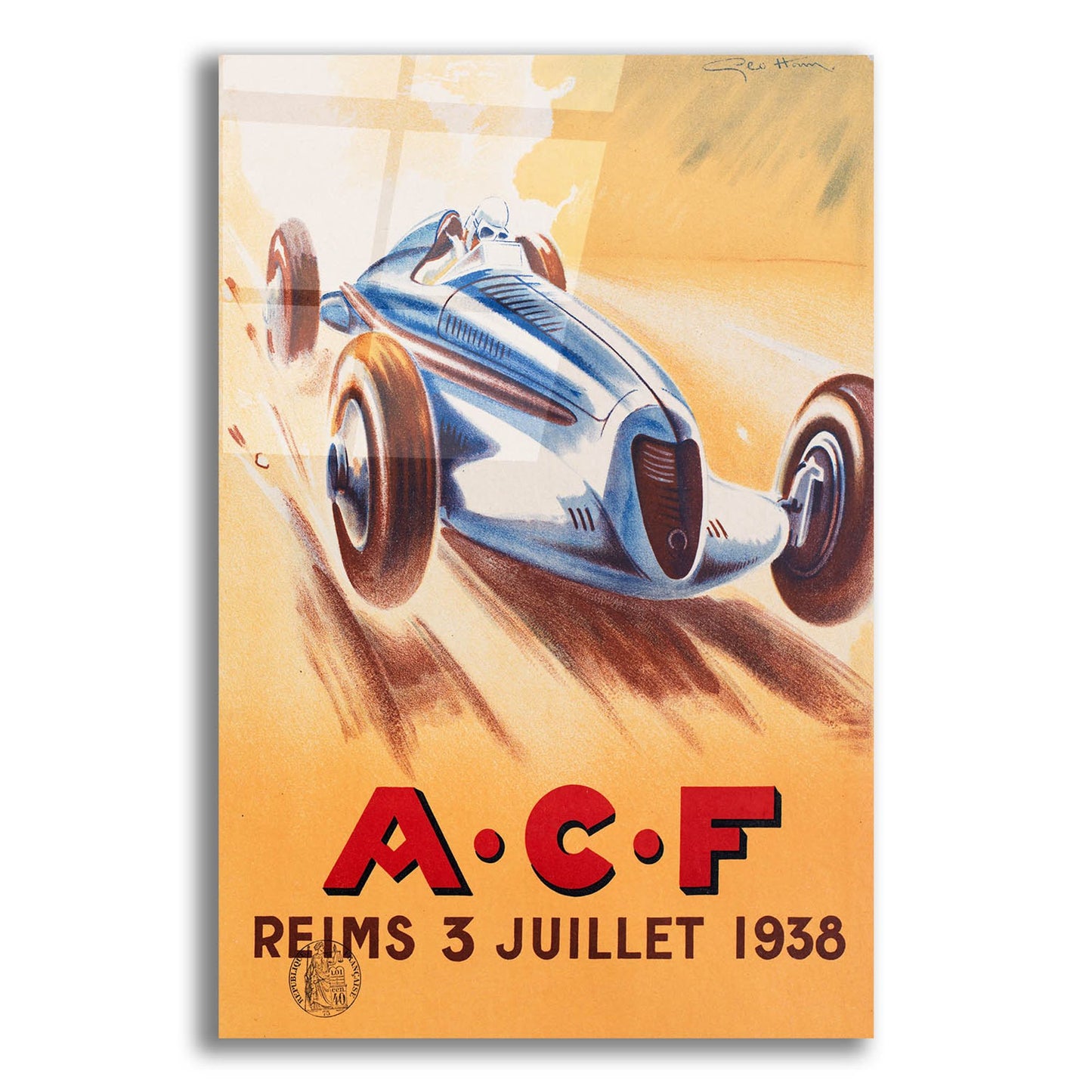 Epic Art 'Acf' by Vintage Posters, Acrylic Glass Wall Art