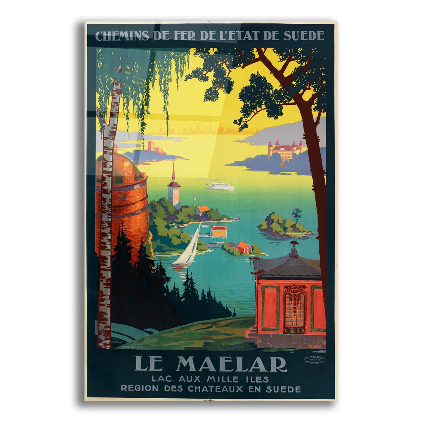 Epic Art 'Le Maelar' by Vintage Posters, Acrylic Glass Wall Art