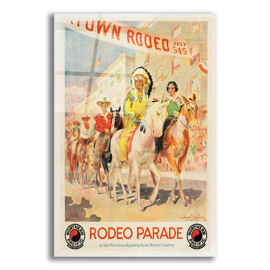 Epic Art 'Rodeo Parade' by Vintage Posters, Acrylic Glass Wall Art