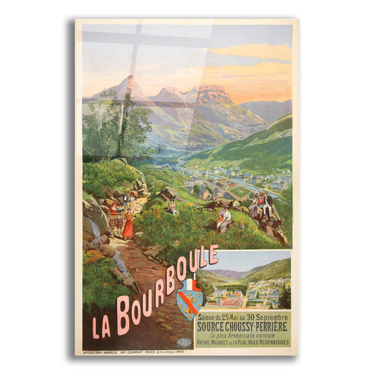 Epic Art 'La Bourboule' by Vintage Posters, Acrylic Glass Wall Art