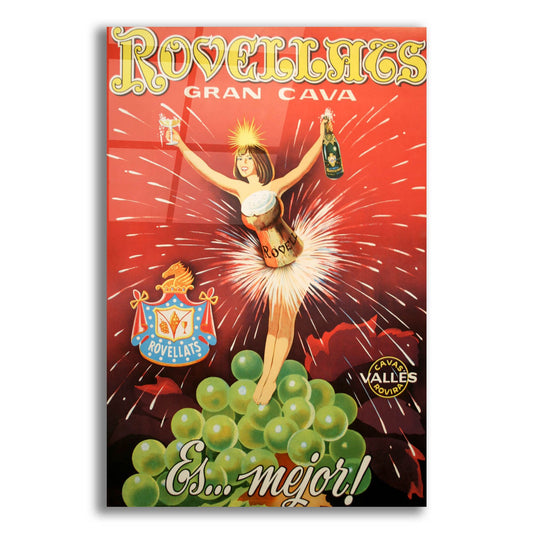 Epic Art 'Rovellats Gran Cava' by Vintage Posters, Acrylic Glass Wall Art