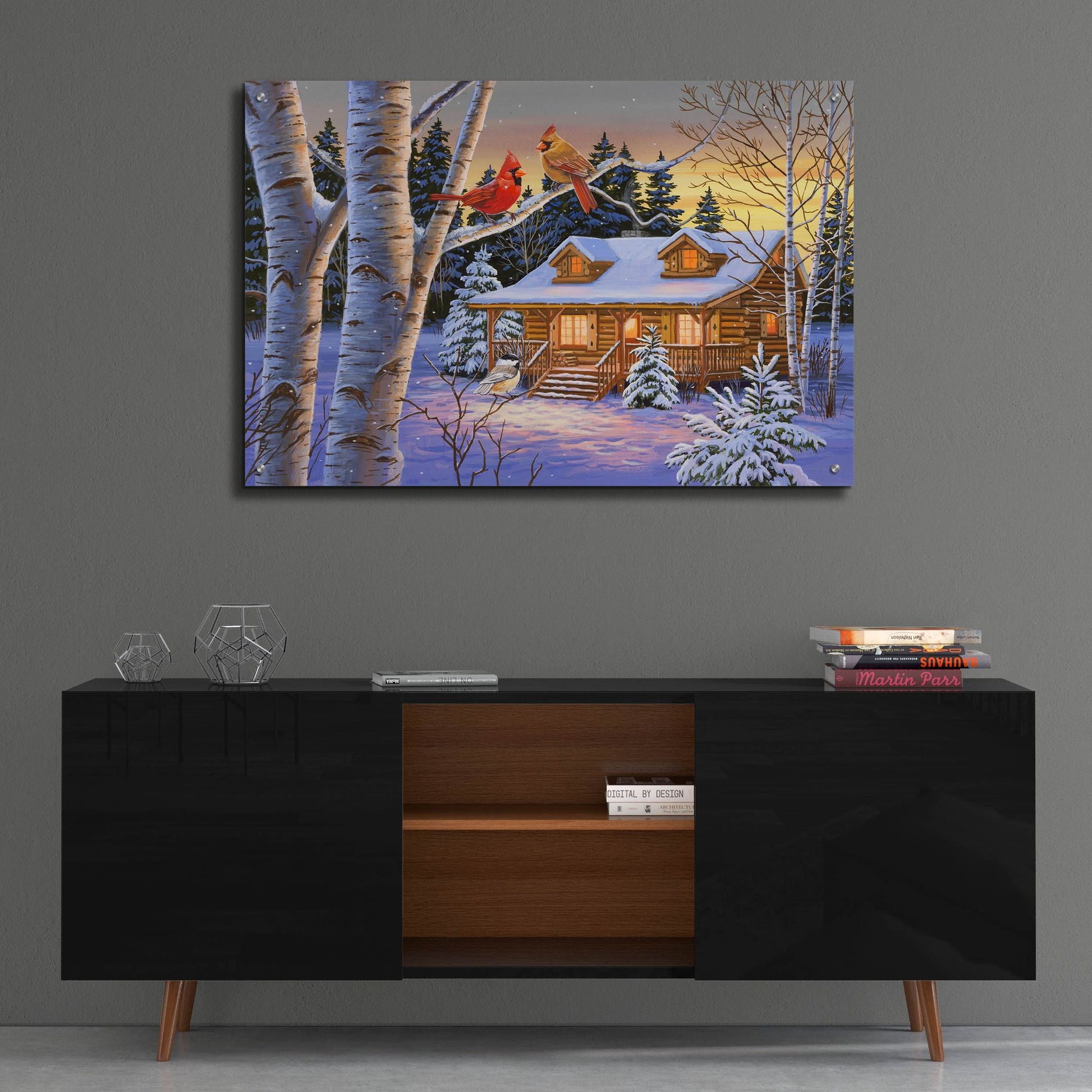 Epic Art 'Rustic Retreat' by William Vanderdasson, Acrylic Glass Wall Art,36x24