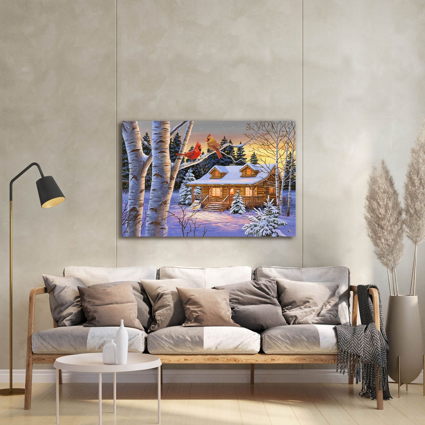 Epic Art 'Rustic Retreat' by William Vanderdasson, Acrylic Glass Wall Art,36x24