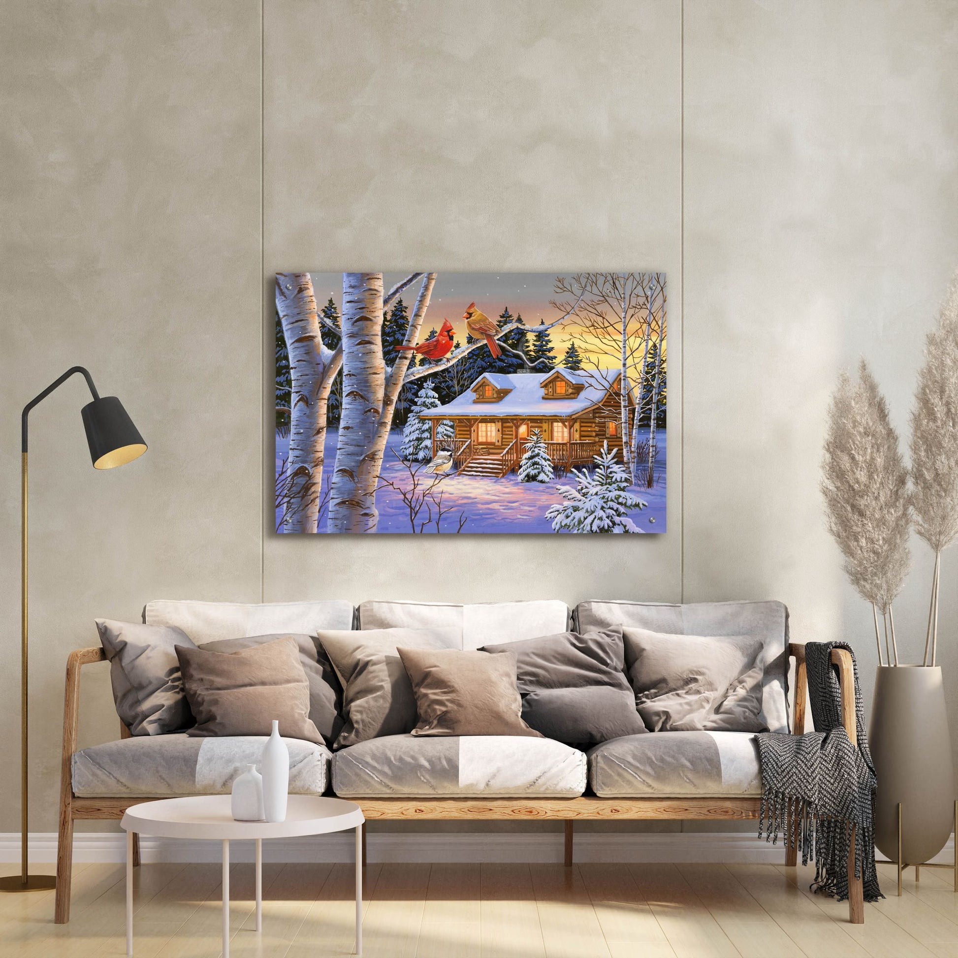 Epic Art 'Rustic Retreat' by William Vanderdasson, Acrylic Glass Wall Art,36x24