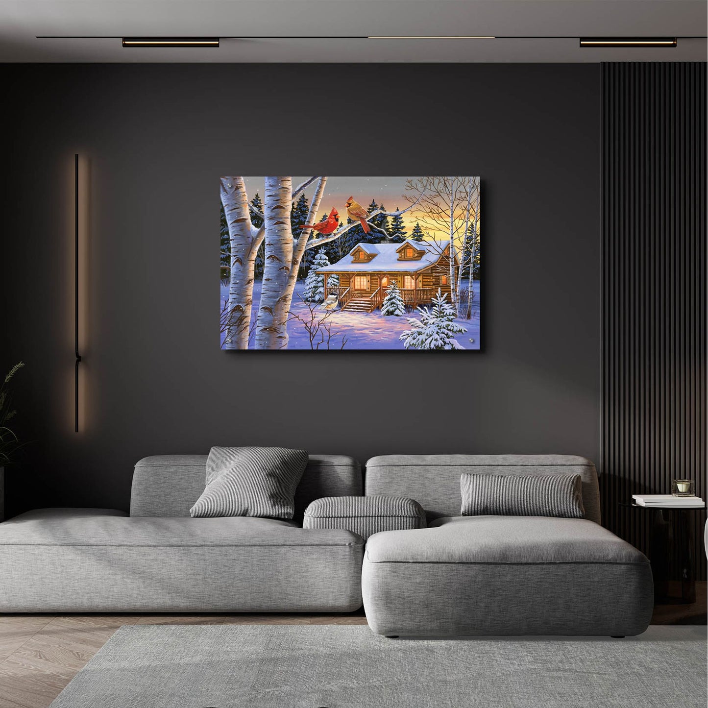 Epic Art 'Rustic Retreat' by William Vanderdasson, Acrylic Glass Wall Art,36x24