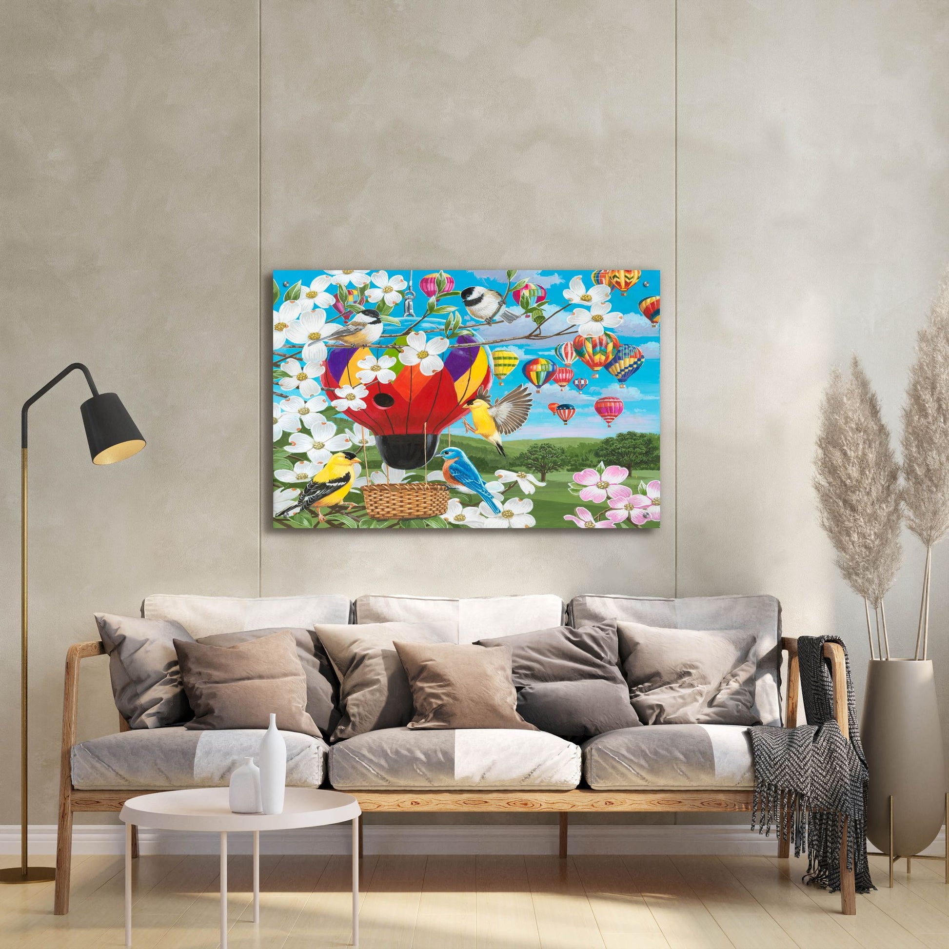 Epic Art 'Fancy Fliers' by William Vanderdasson, Acrylic Glass Wall Art,36x24