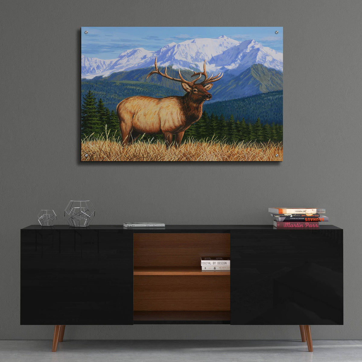 Epic Art 'Surveying His Domain' by William Vanderdasson, Acrylic Glass Wall Art,36x24